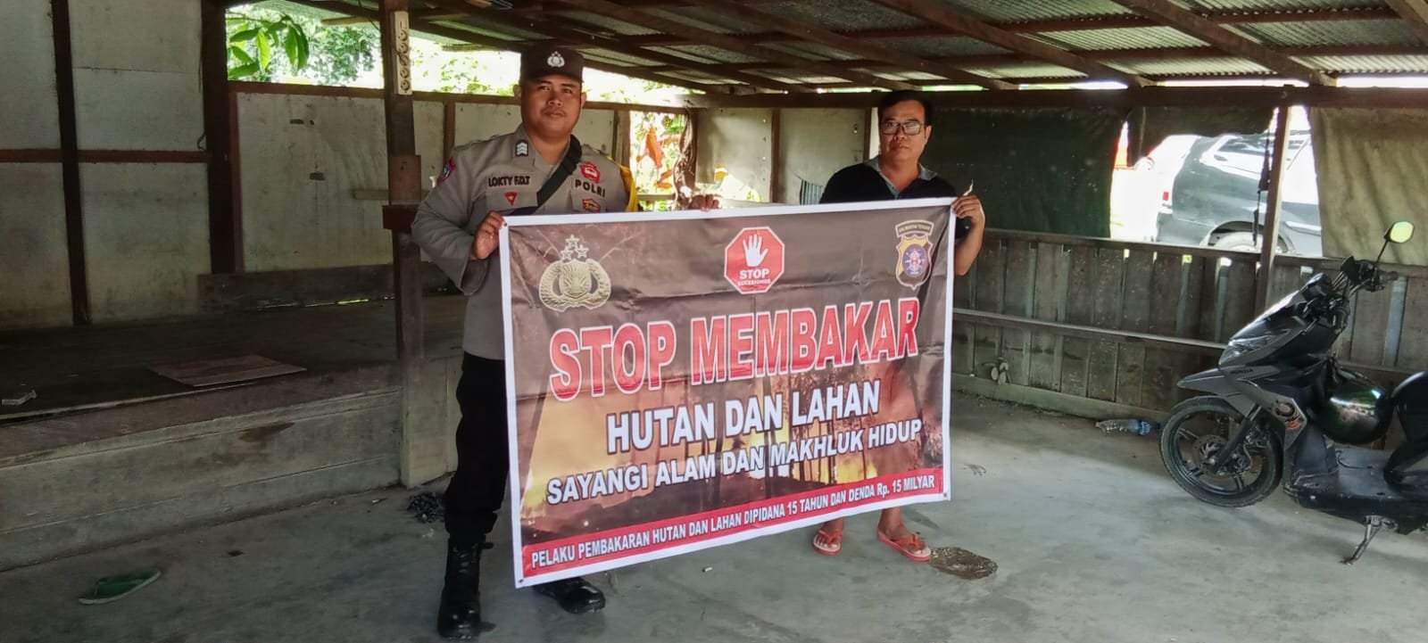 Polsek Kurun Prioritaskan Keselamatan Masyarakat dari Kebakaran Hutan