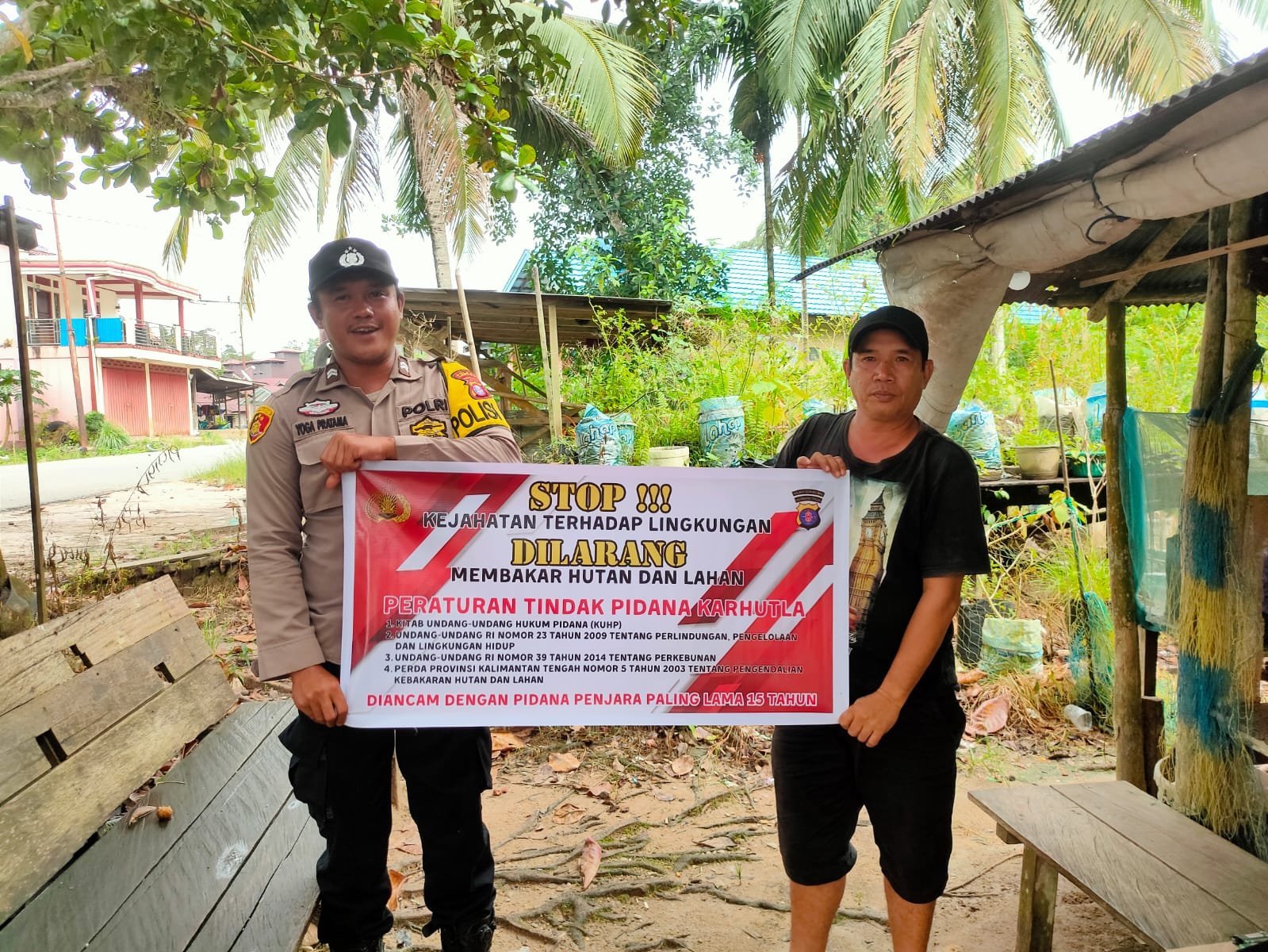 Pencegahan Kebakaran Hutan: Polsek Rungan Rutin Patroli Rawan Kebakaran