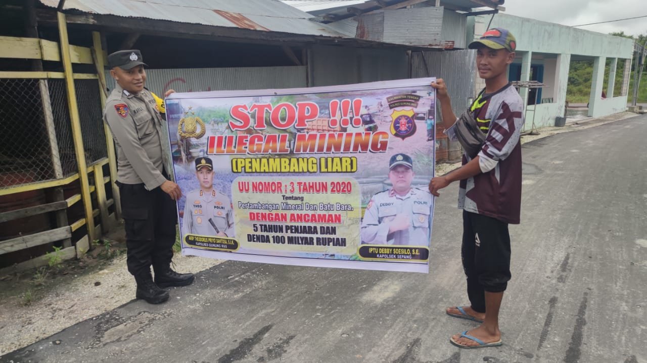 Sosialisasi Bahaya Tambang Ilegal oleh Polsek Sepang: Lindungi Sumber Daya Alam
