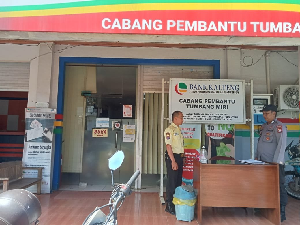 Patroli Objek Vital Polsek Kahut, Tingkatkan Keamanan Tahapan Pilkada 2024