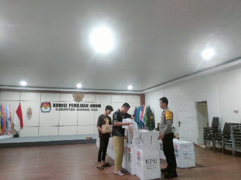 Polres Gunung Mas Kawal Ketat Pilkada 2024, Jaminan Keamanan bagi KPU dan Bawaslu