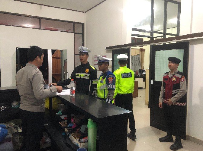 Gunung Mas Aman Terkendali Pasca Pemungutan Suara: Polres Tingkatkan Patroli di KPU dan Bawaslu