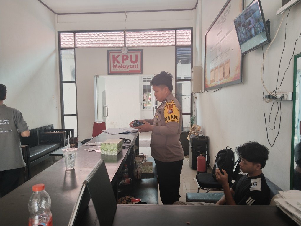 Jaga Stabilitas Pasca Pilkada, Polres Gunung Mas Perketat Pengamanan KPU dan Bawaslu