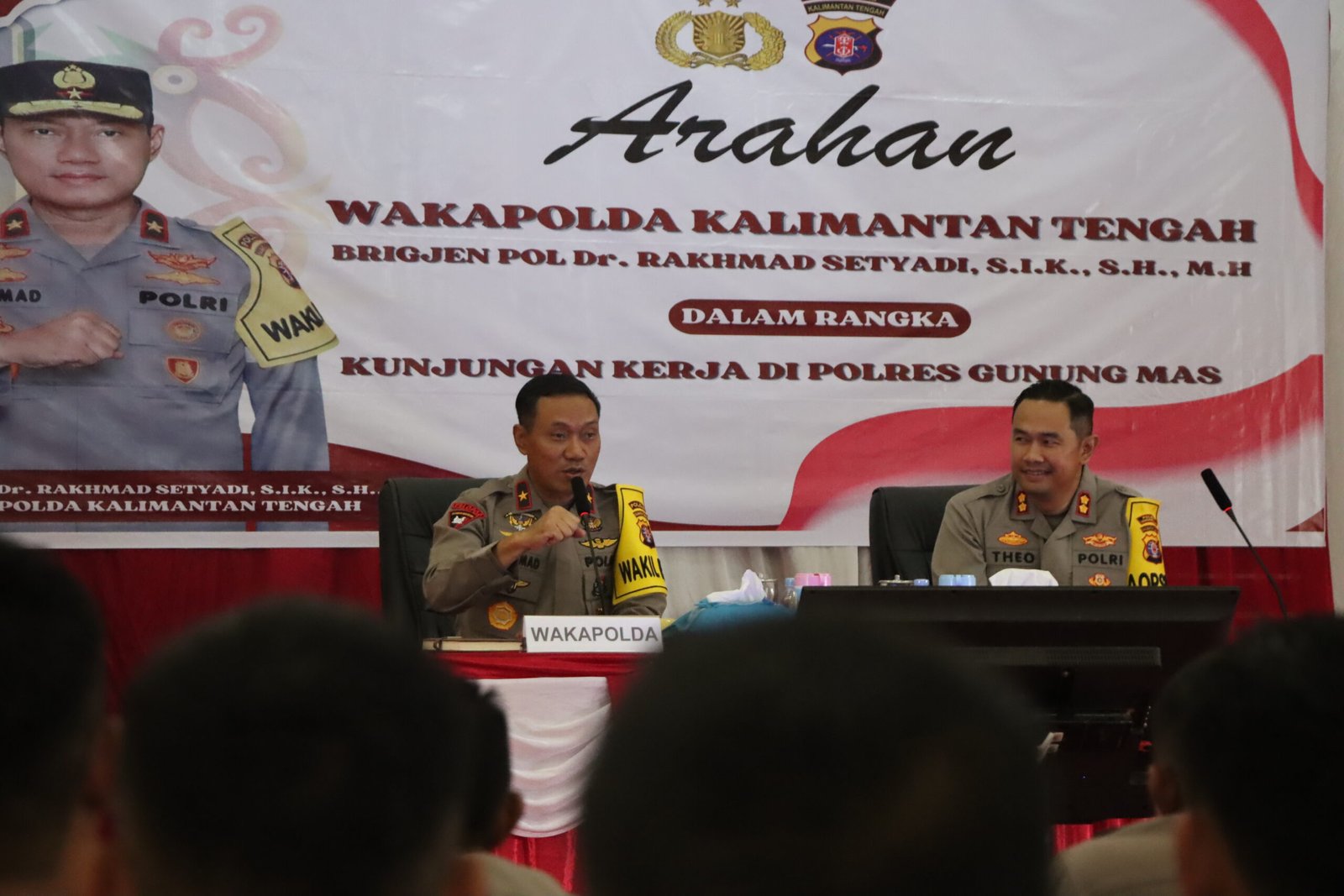 Wakapolda Kalteng Semangat Dorong Inovasi dan Apresiasi Kinerja Polres Gunung Mas