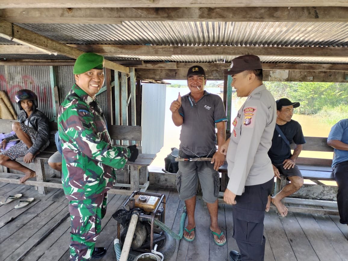 Sinergi TNI-Polri: Polres Gunung Mas Gelar Patroli Gabungan, Pastikan Wilayah Aman dan Kondusif